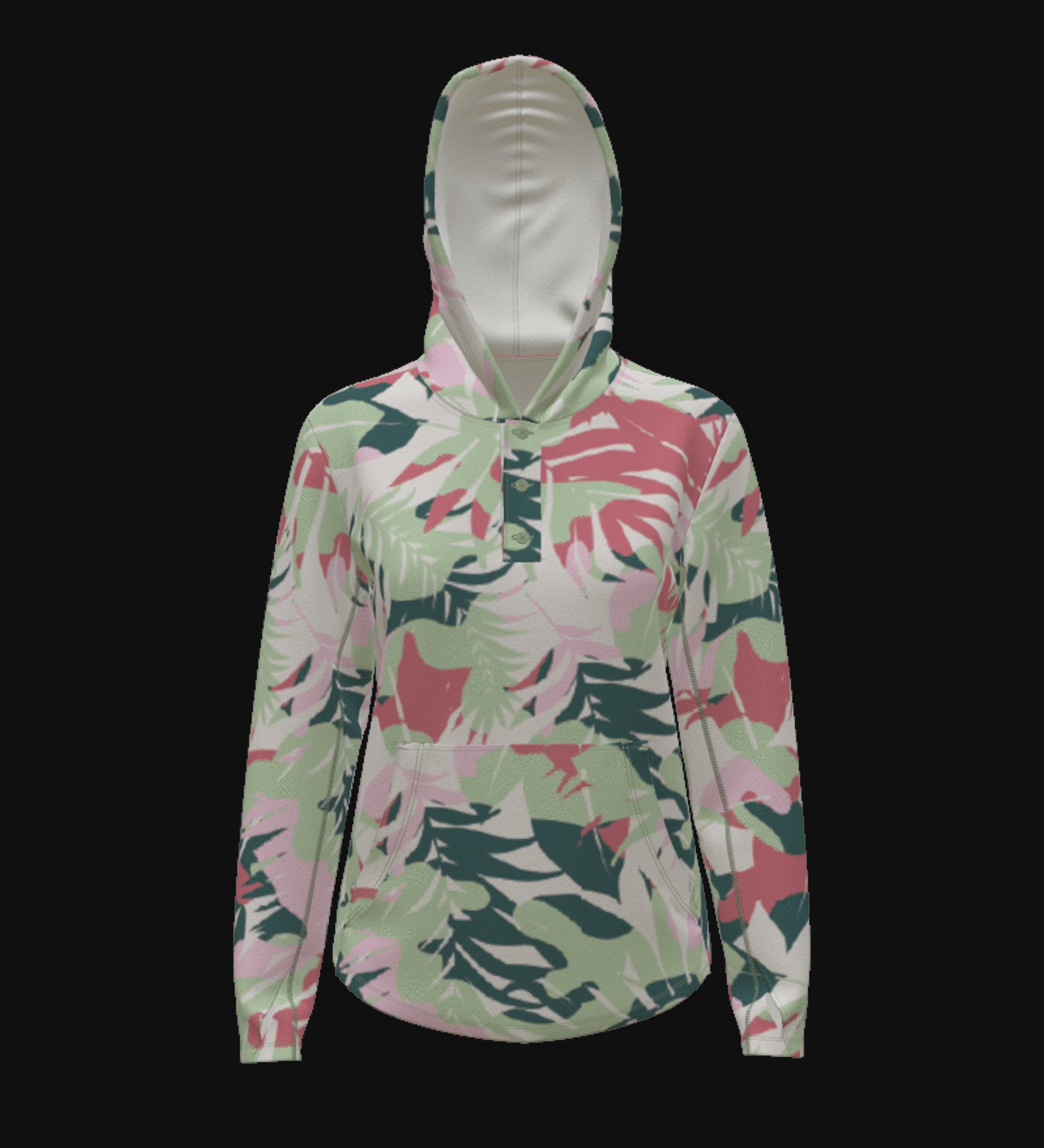 Women's UPF 50+ Eco-Friendly Hoodie with Thumbholes Multicolor